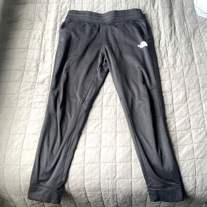 North Face fleece sweatpants Black